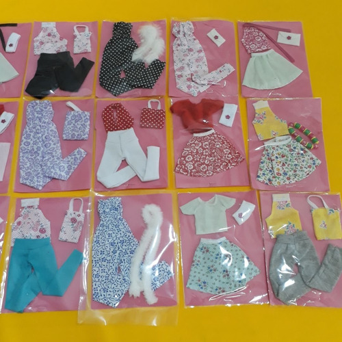 Roupas Rupinhas Para Boneca Barbie Kit Com 10 Peças